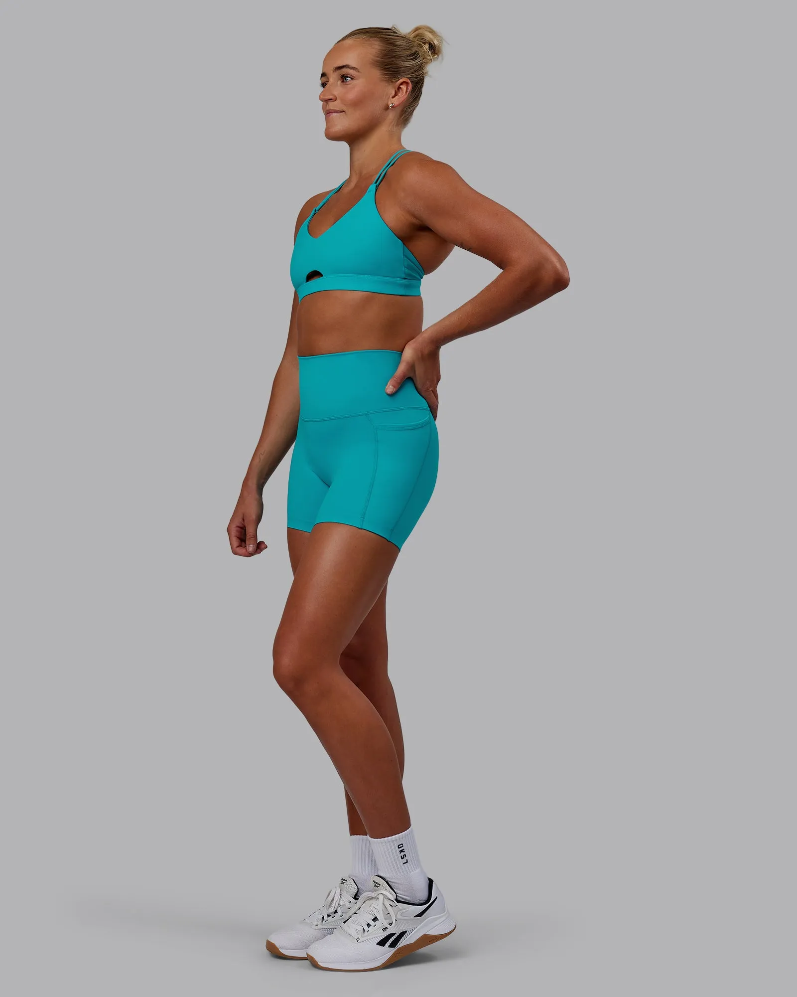 Elixir X-Short Tights With Pockets - Blue Bird