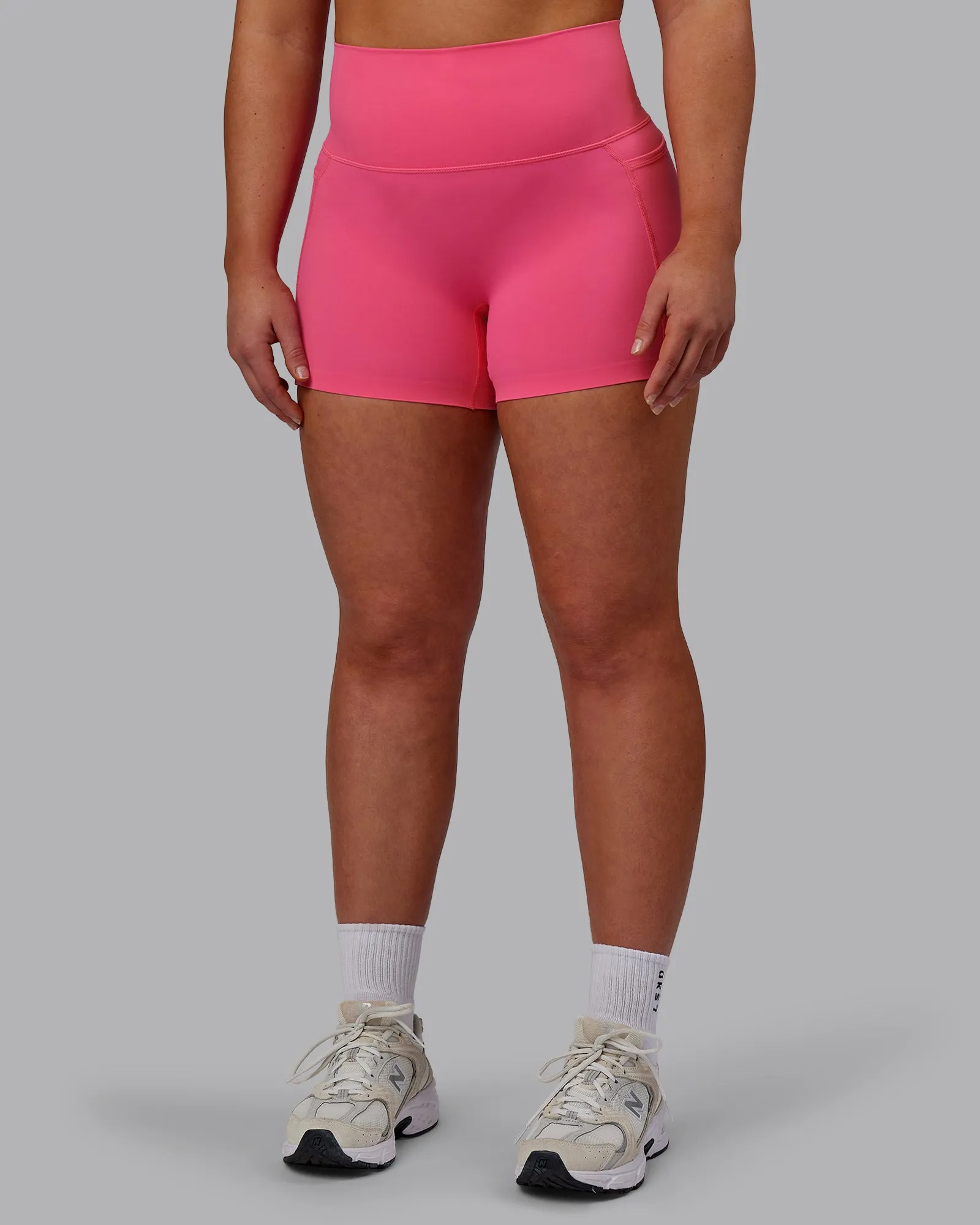 Elixir X-Short Tights With Pockets - Carmine Rose