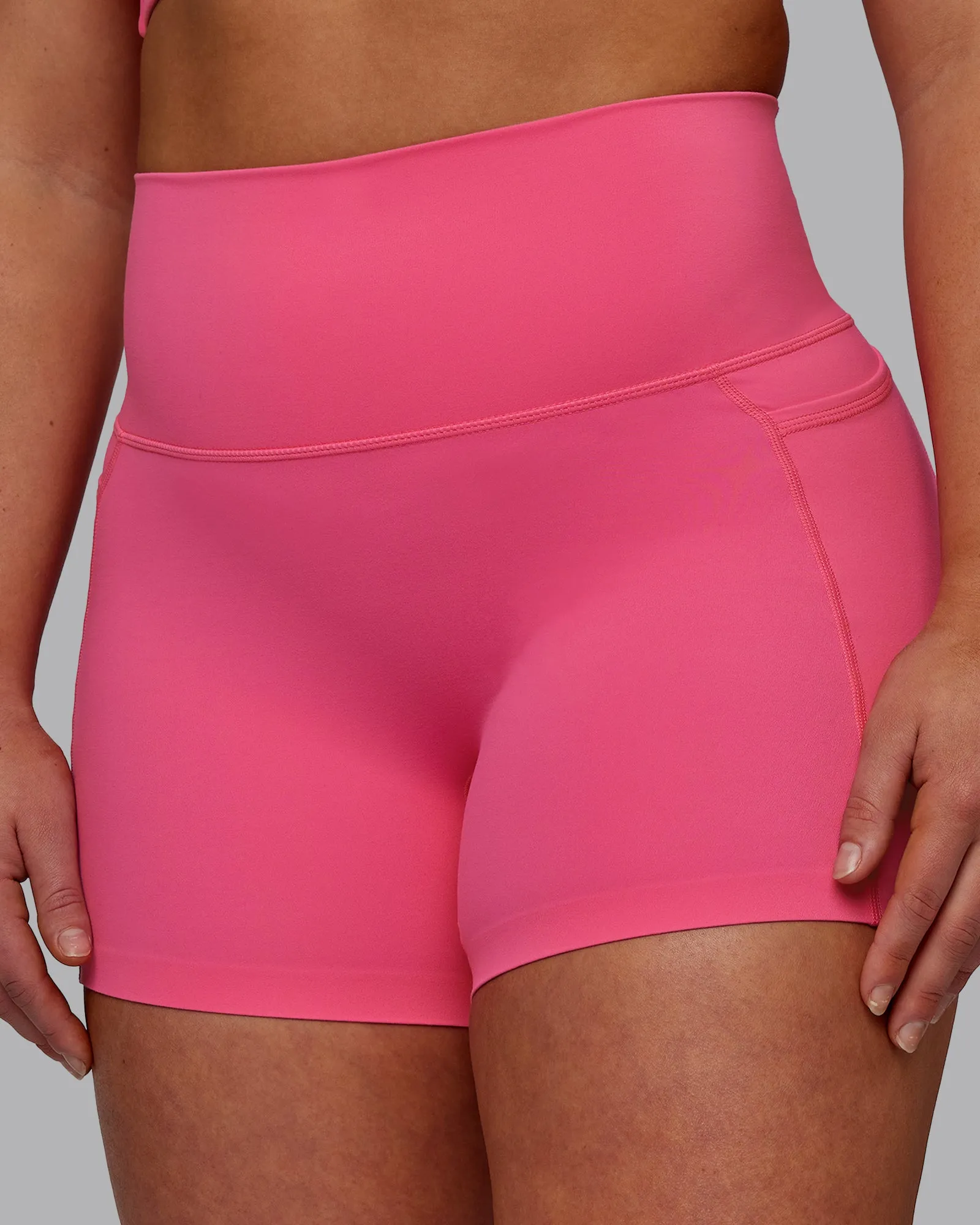 Elixir X-Short Tights With Pockets - Carmine Rose