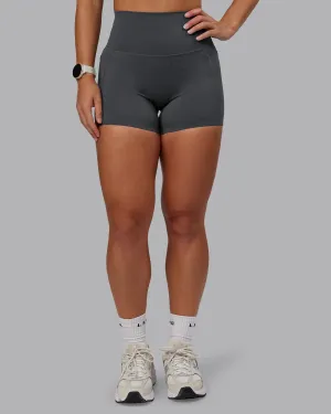 Elixir X-Short Tights With Pockets - Dark Storm
