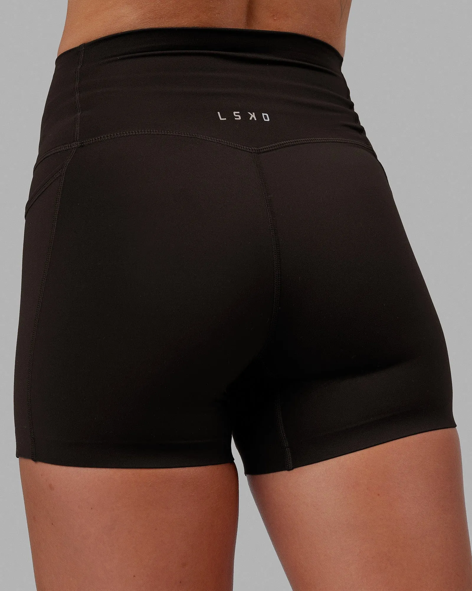 Elixir X-Short Tights With Pockets - Dark Walnut