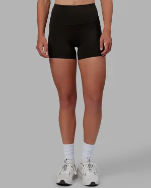 Elixir X-Short Tights With Pockets - Dark Walnut