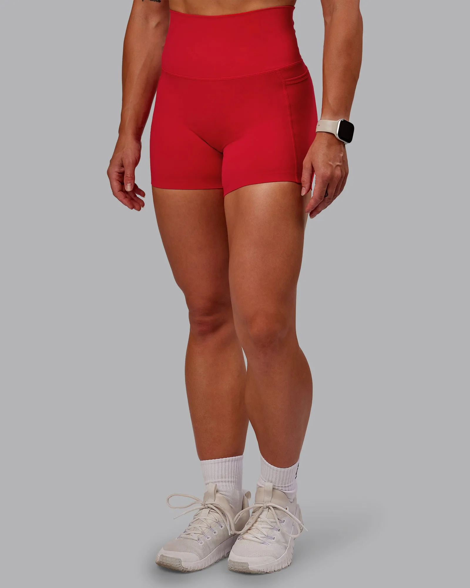 Elixir X-Short Tights With Pockets - Flame