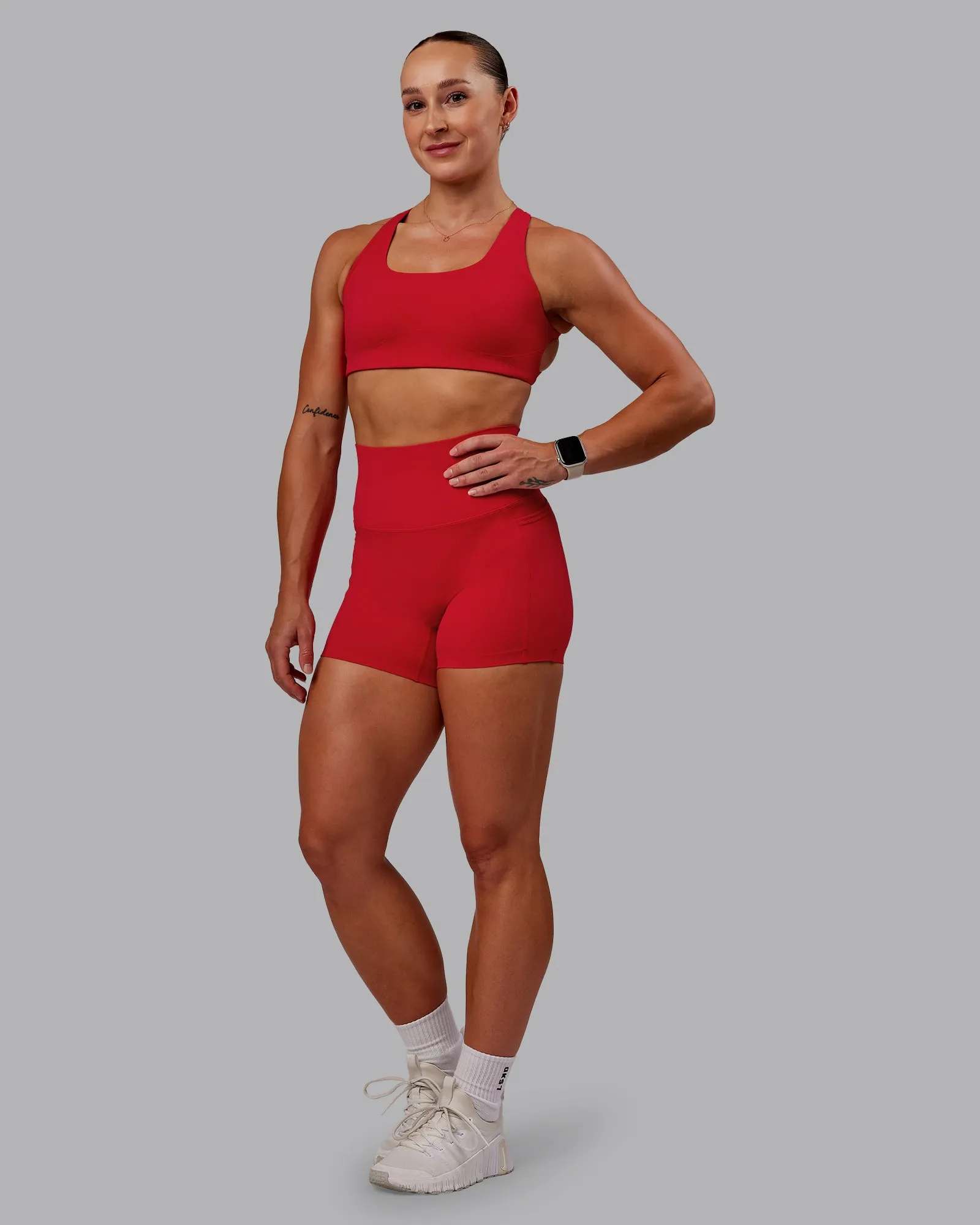 Elixir X-Short Tights With Pockets - Flame