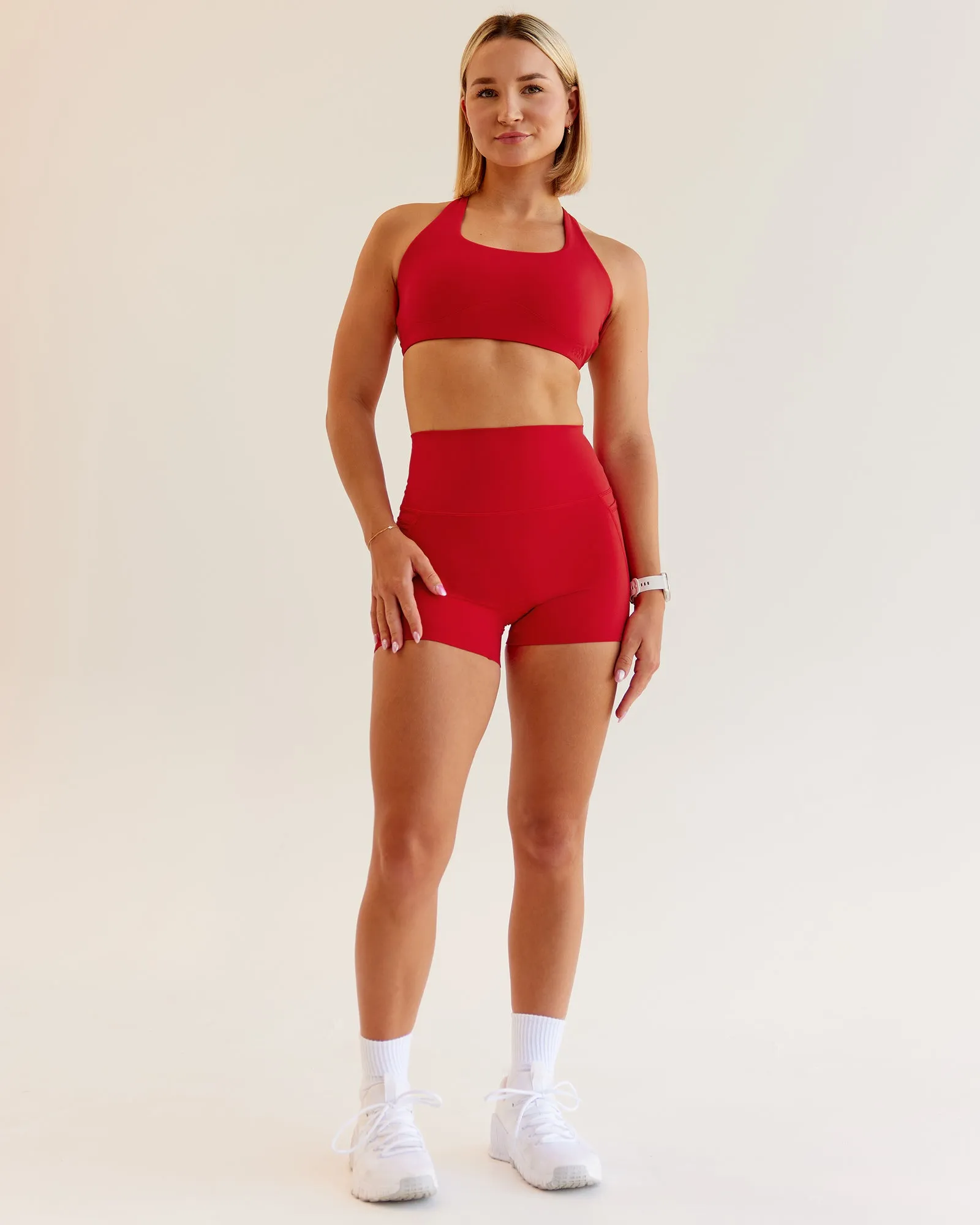 Elixir X-Short Tights With Pockets - Flame