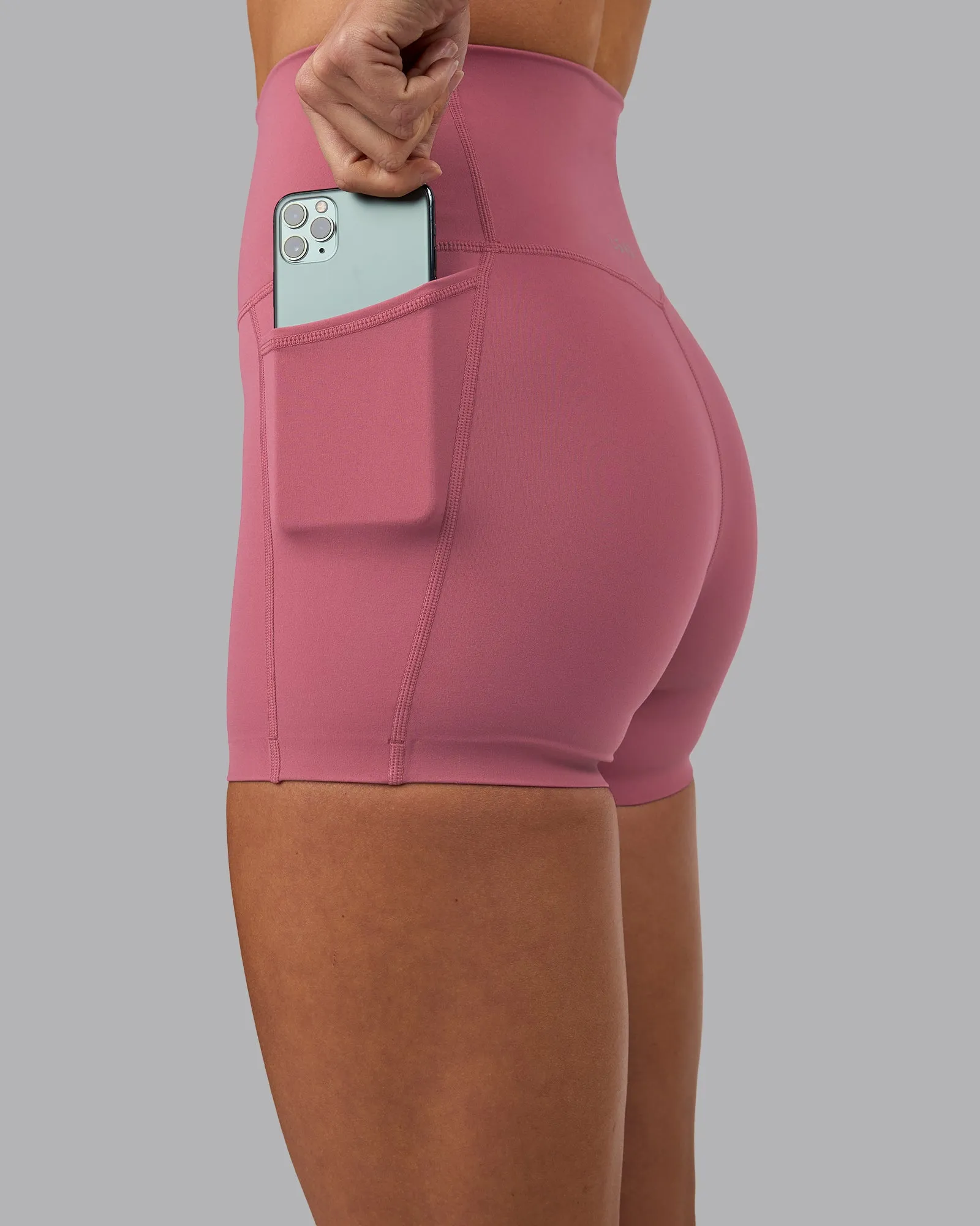 Elixir X-Short Tights With Pockets - Mauve Haze