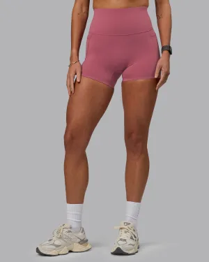 Elixir X-Short Tights With Pockets - Mauve Haze