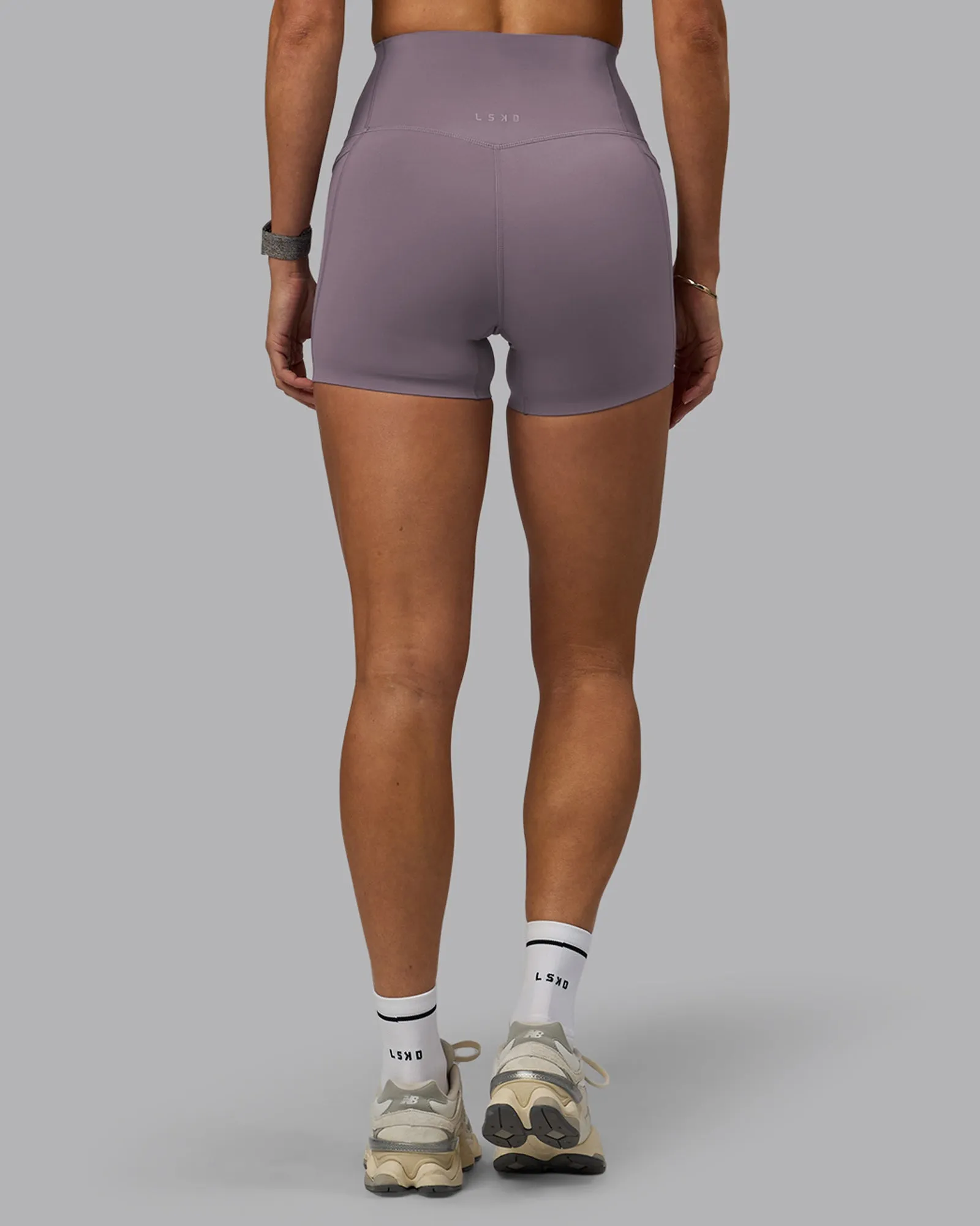 Elixir X-Short Tights With Pockets - Purple Sage