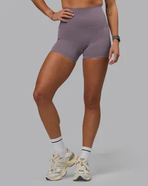 Elixir X-Short Tights With Pockets - Purple Sage