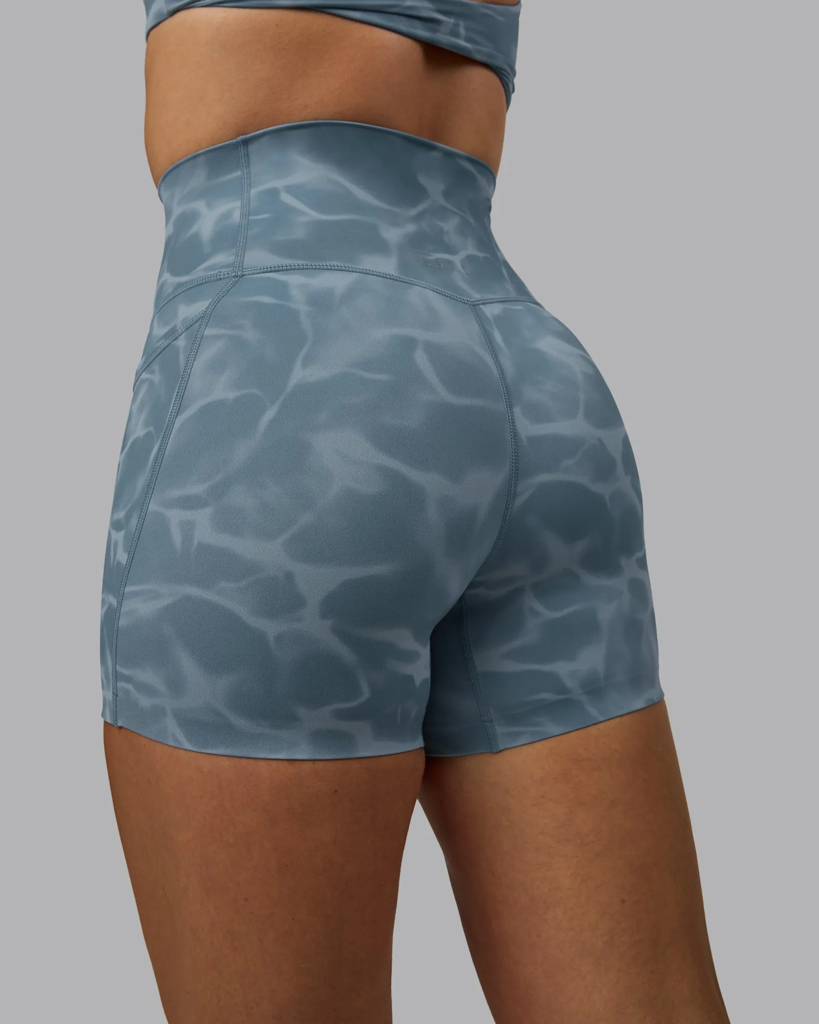 Elixir X-Short Tights With Pockets - Tranquil-Elemental Blue