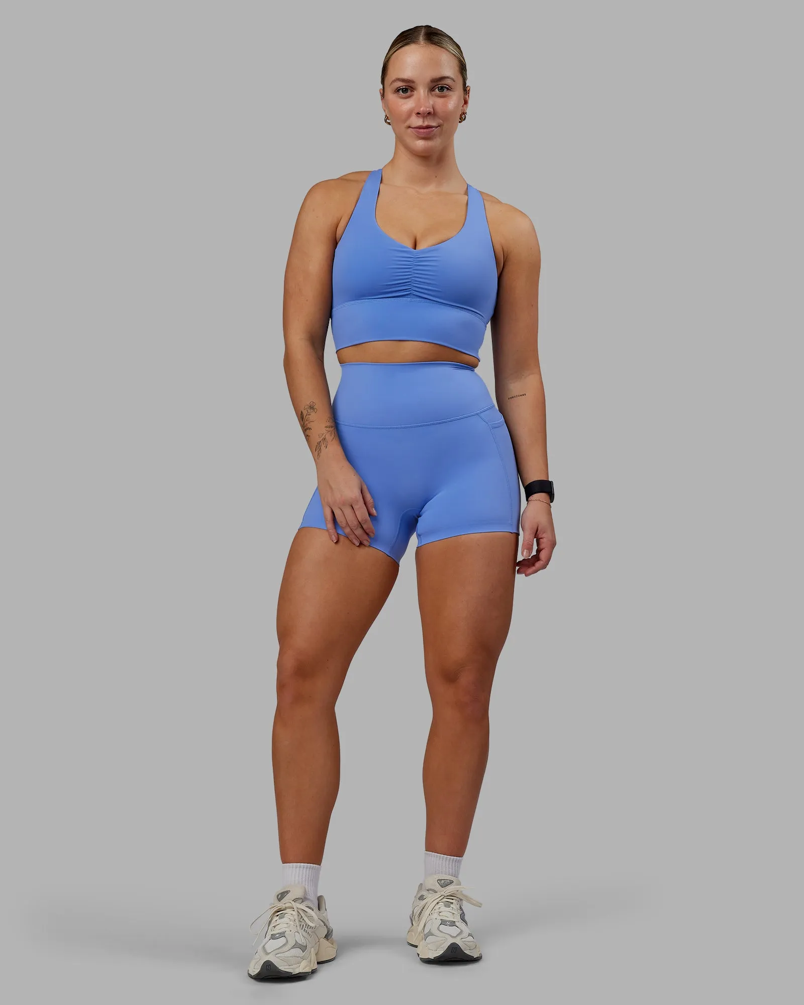 Elixir X-Short Tights With Pockets - Ultramarine