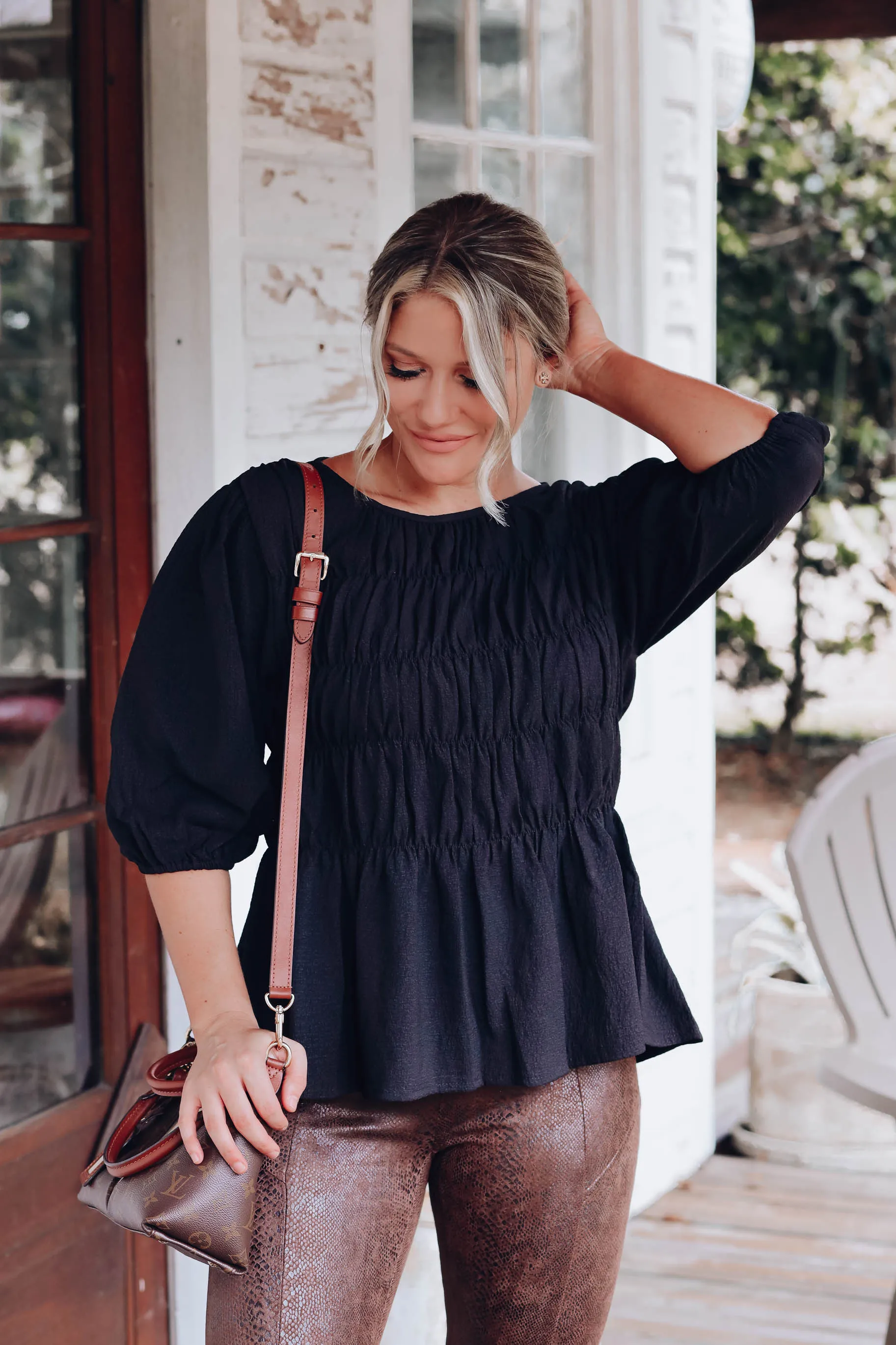 Eureka Woven Tiered Blouse
