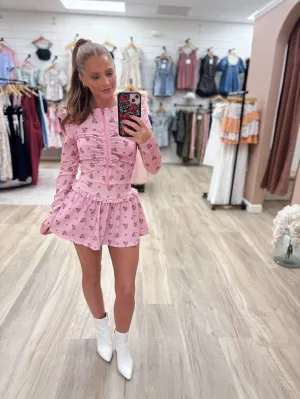 Fawn Floral Mini Skirt