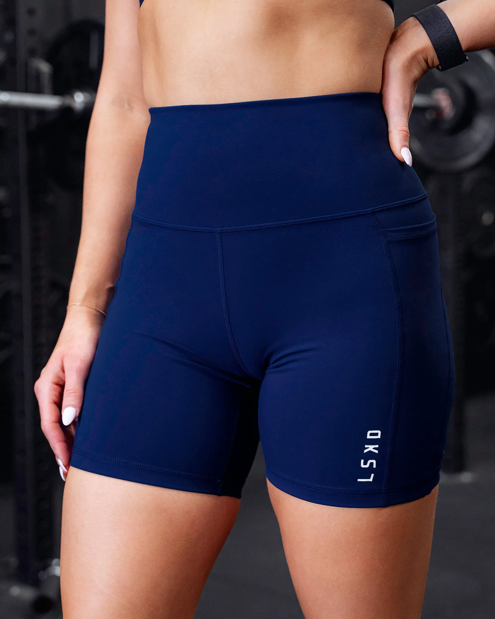 Flux Mid Short Tights - Midnight Blue