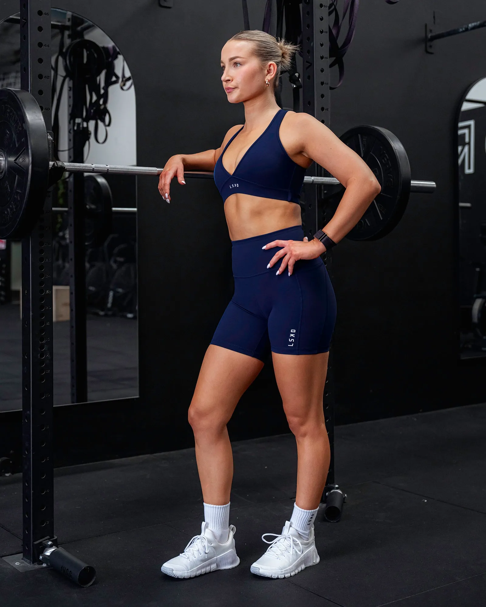 Flux Mid Short Tights - Midnight Blue