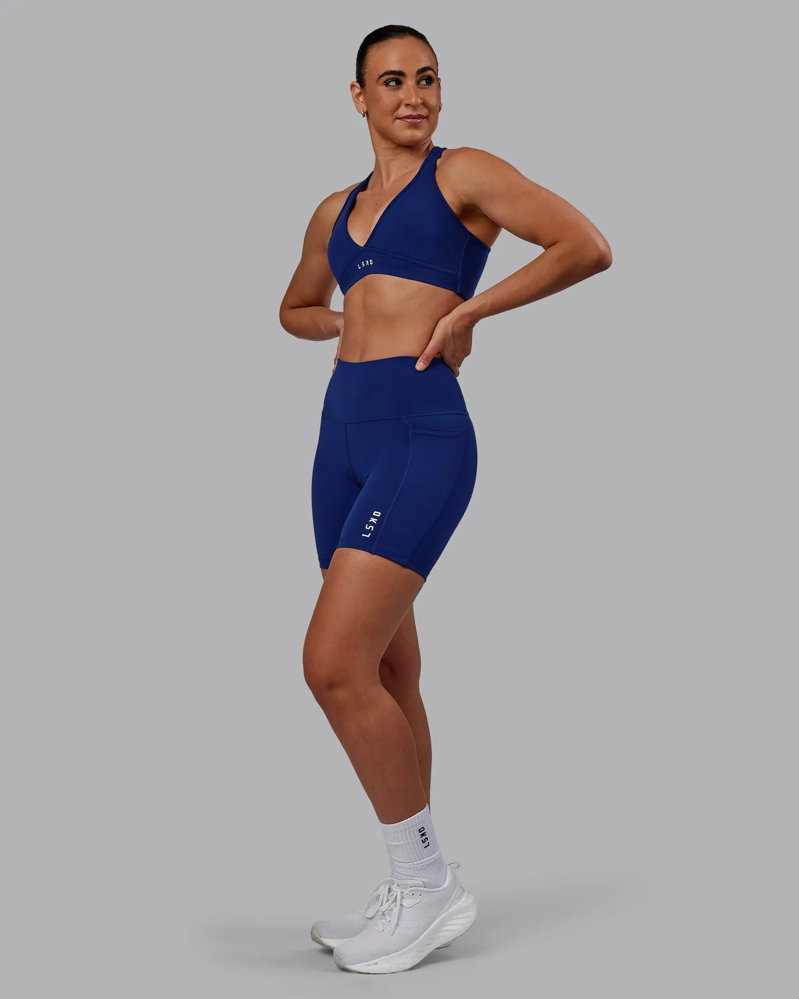 Flux Mid Short Tights - Midnight Blue