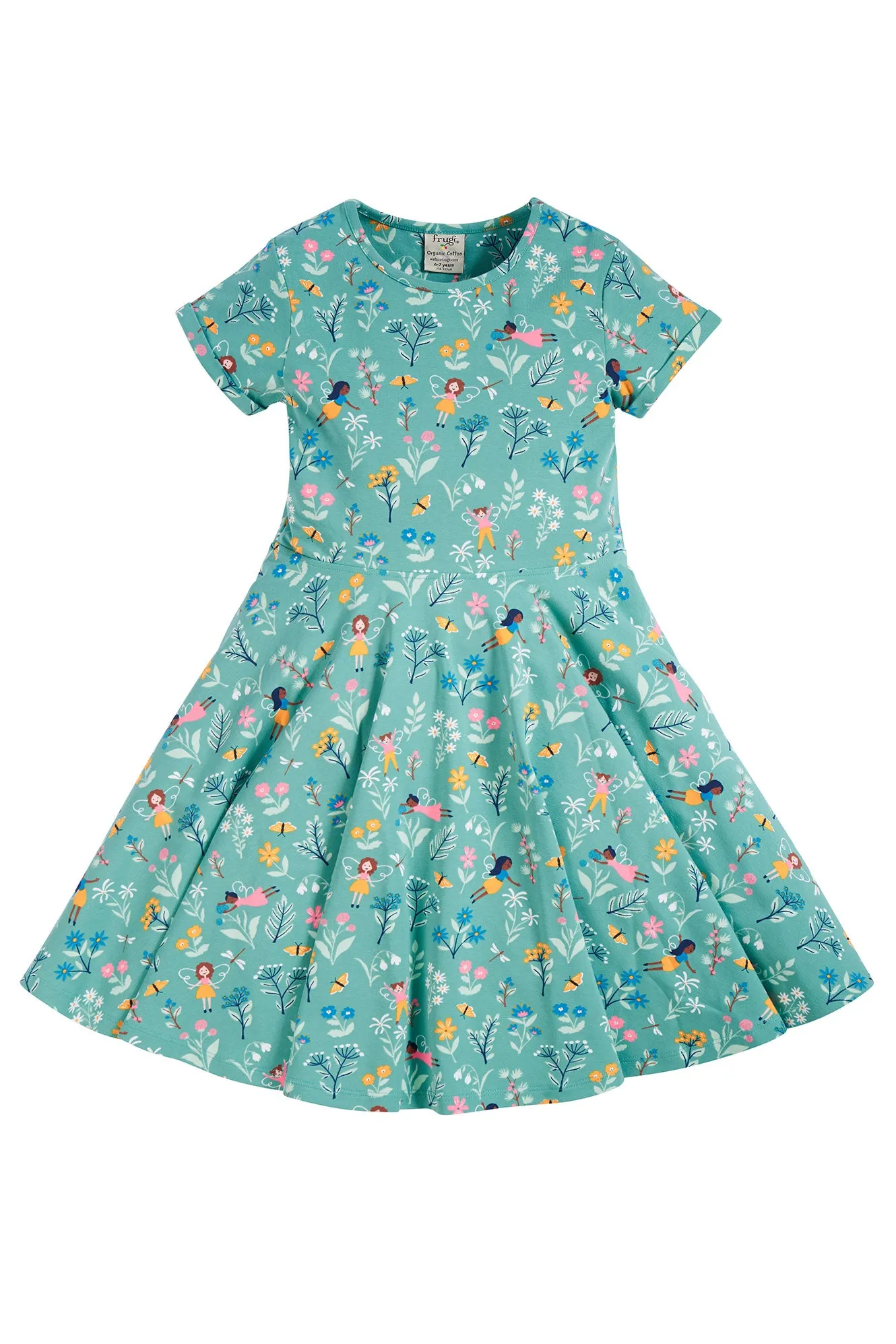 Frugi Fairy Forest Skater Dress- Organic Cotton-Children's Clothing
