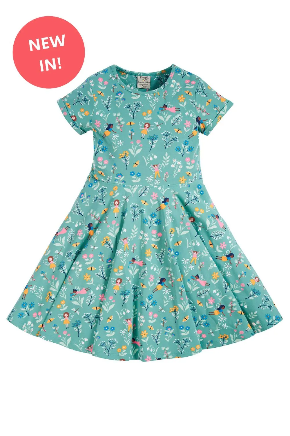 Frugi Fairy Forest Skater Dress- Organic Cotton-Children's Clothing
