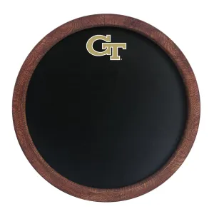 Georgia Tech Yellow Jackets: "Faux" Barrel Top Chalkboard