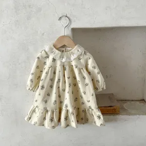 Girls Autumn Floral Dress