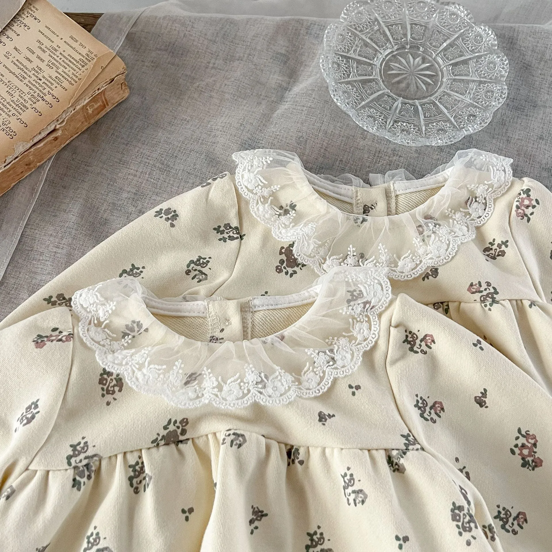 Girls Autumn Floral Dress