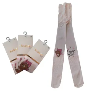 Girls printed tights