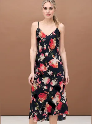 go slip dress print