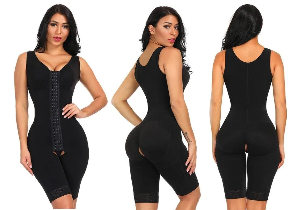 High Compression Waist Trainer Full Body Shaper Overbust Slimming Sheath Corset Girdle Butt Lifter