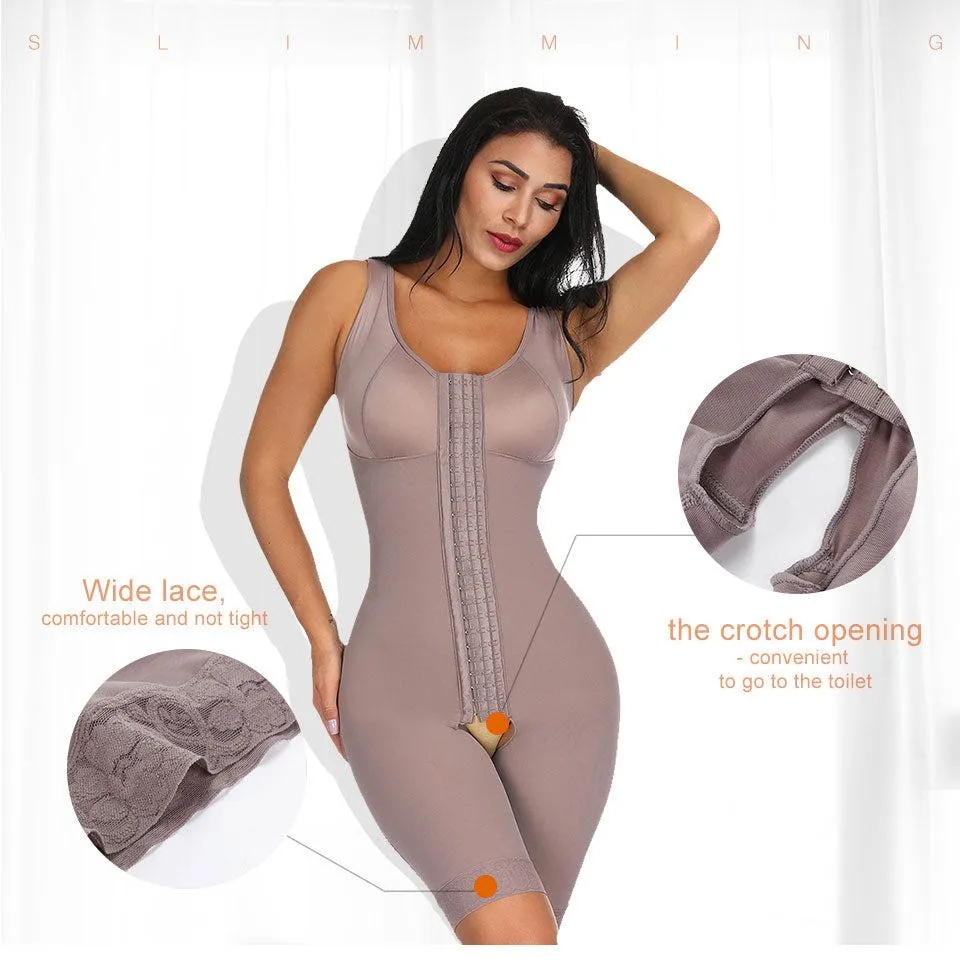 High Compression Waist Trainer Full Body Shaper Overbust Slimming Sheath Corset Girdle Butt Lifter