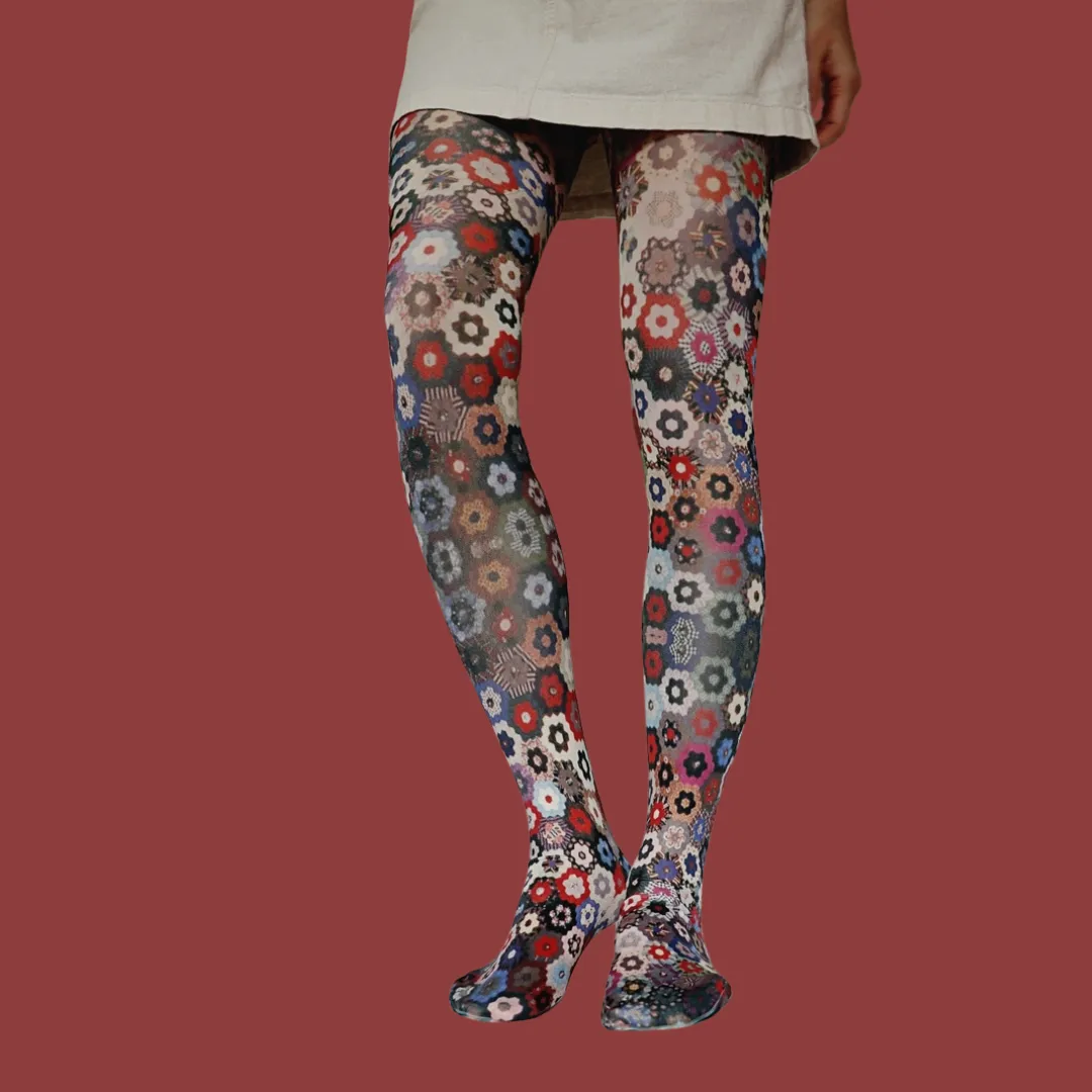 Honeycomb Quilt By Art Institute of Chicago Printed Tights
