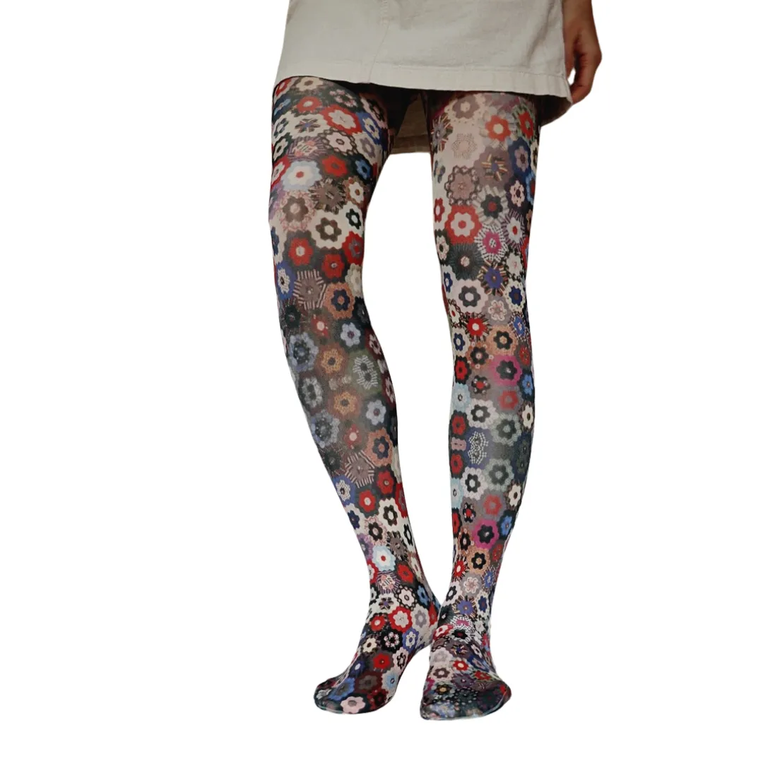 Honeycomb Quilt By Art Institute of Chicago Printed Tights