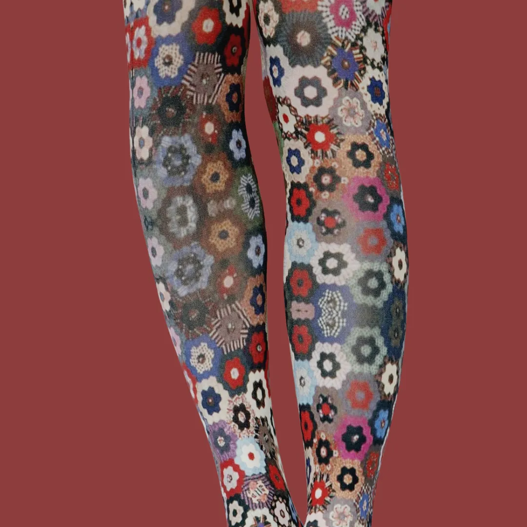 Honeycomb Quilt By Art Institute of Chicago Printed Tights