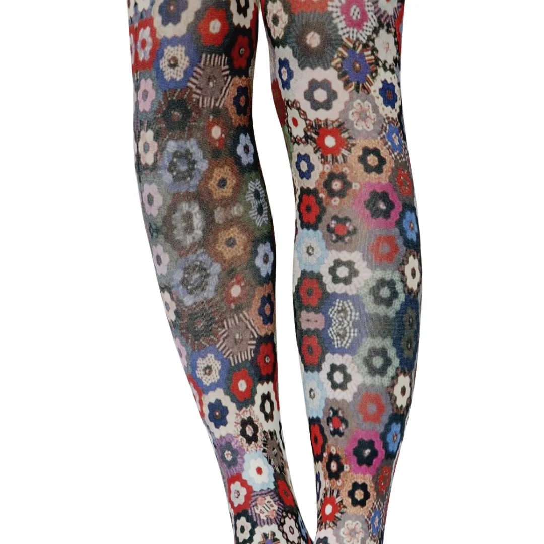 Honeycomb Quilt By Art Institute of Chicago Printed Tights