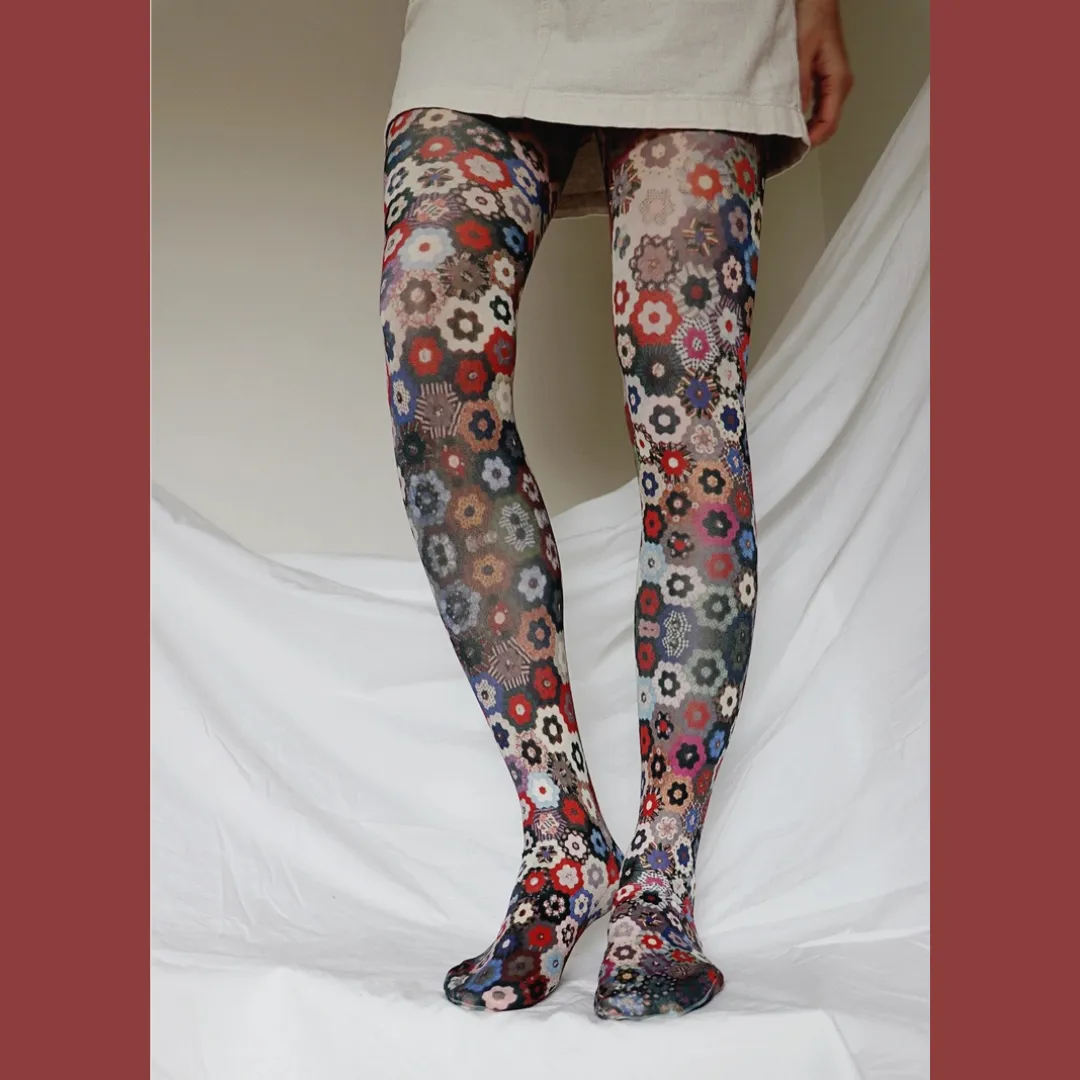 Honeycomb Quilt By Art Institute of Chicago Printed Tights