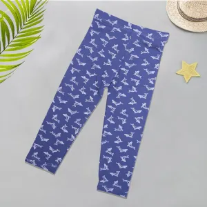 Infant Girls Printed Tight Color Blue-A
