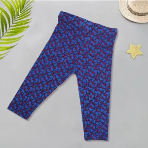 Infant Girls Printed Tight Color Blue-D