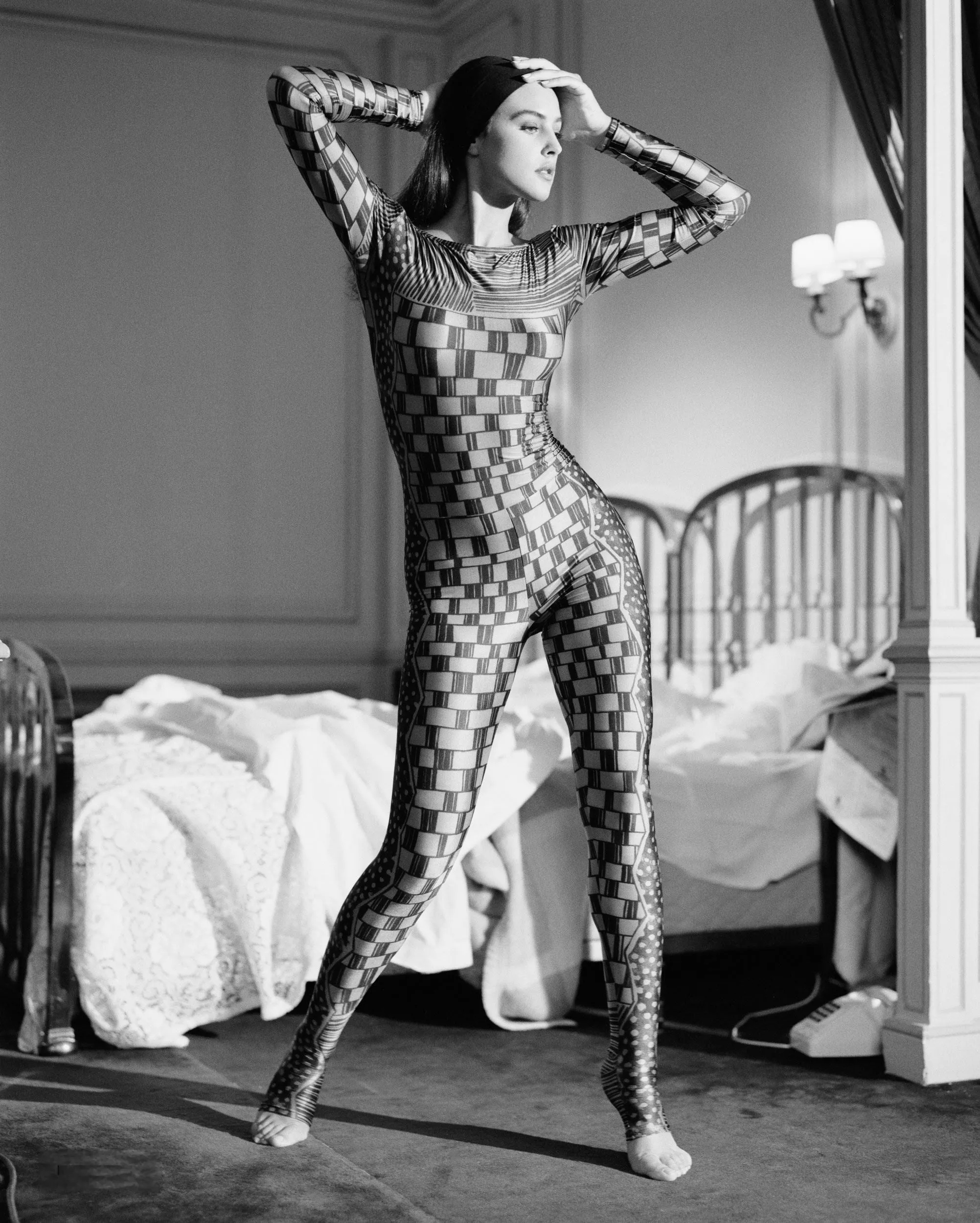Issey Miyake F/W 1989/1990 RARE Tattoo Blocks and Lines Printed Stockings
