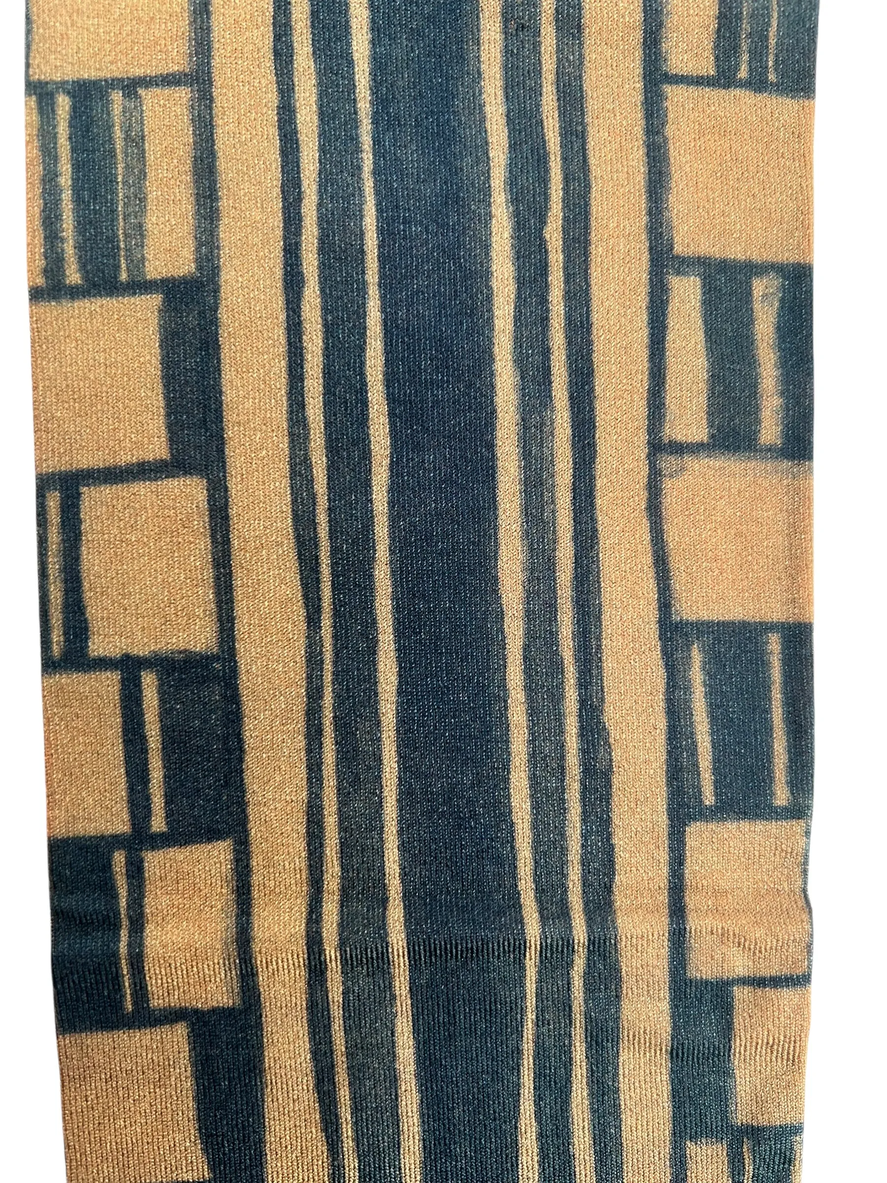 Issey Miyake F/W 1989/1990 RARE Tattoo Blocks and Lines Printed Stockings
