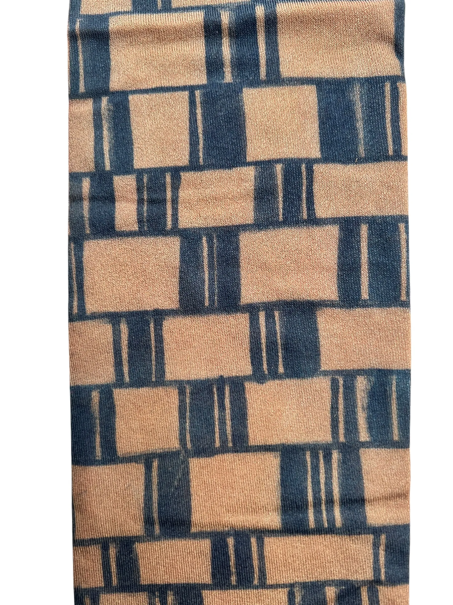 Issey Miyake F/W 1989/1990 RARE Tattoo Blocks and Lines Printed Stockings