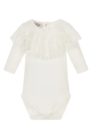 Ivory Vintage Lace Bodysuit/Top