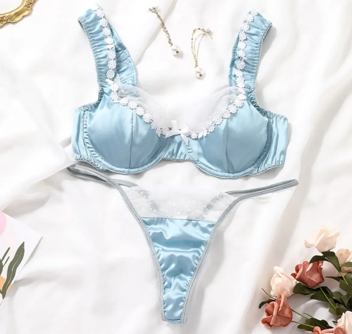 JASMINE LINGERIE BRA & PANTY SET