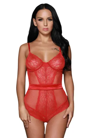 Julissa Floral Lace Teddy