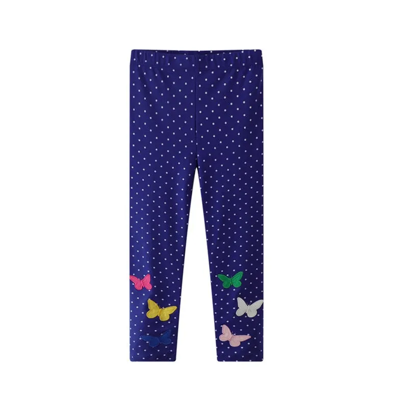 Jumping Meters Cute Baby Girls Animal Print Skinny Leggings
