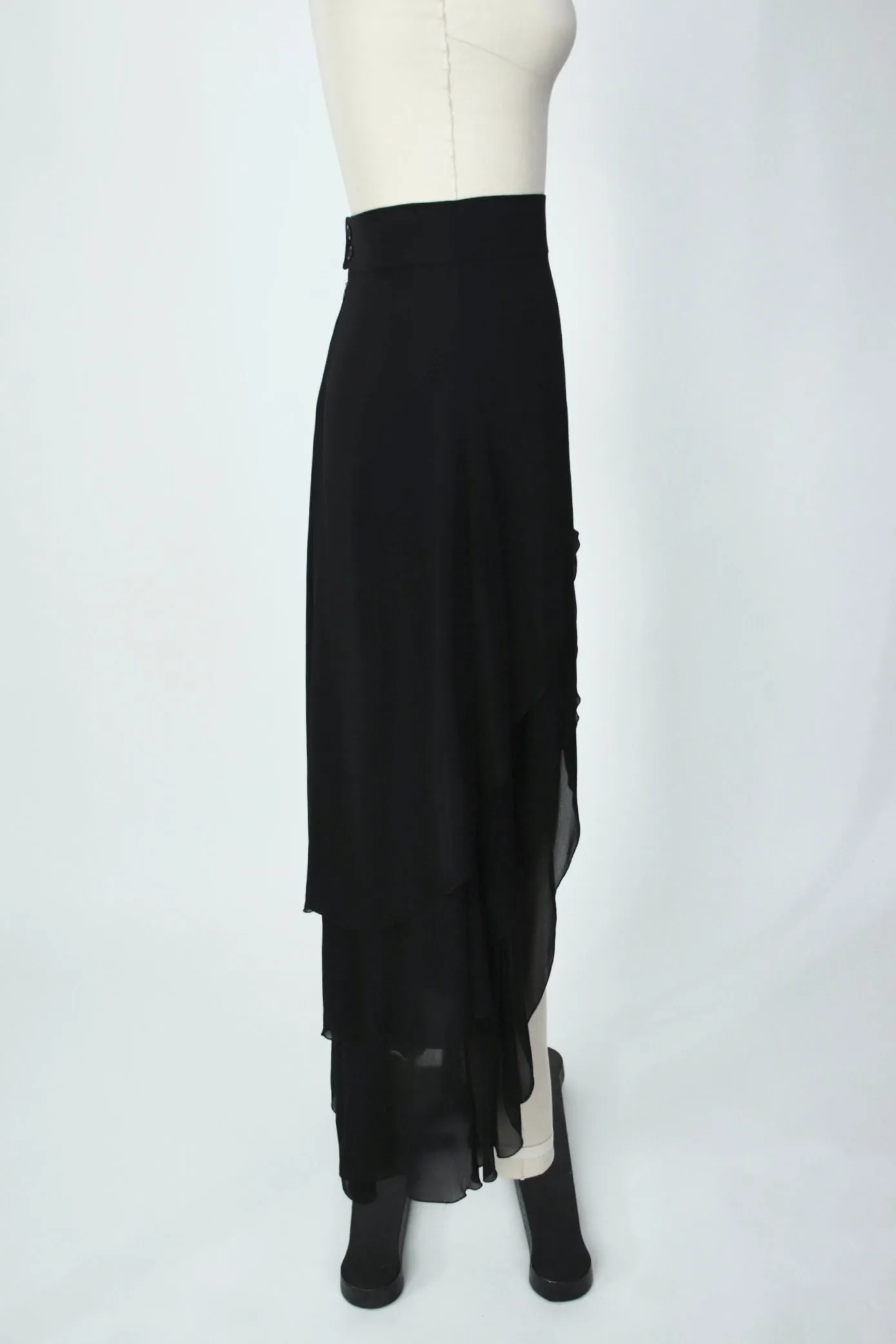 Karl Lagerfeld Chiffon Tiered Skirt*