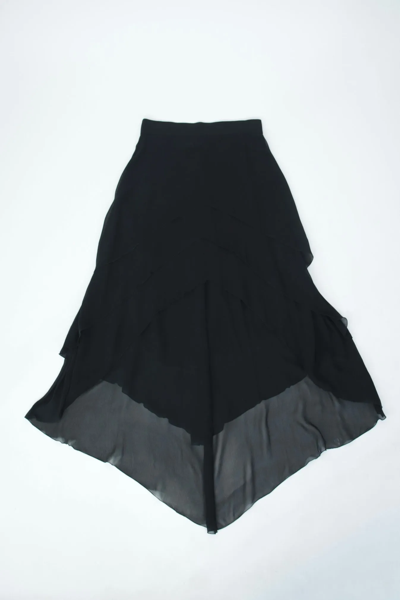 Karl Lagerfeld Chiffon Tiered Skirt*