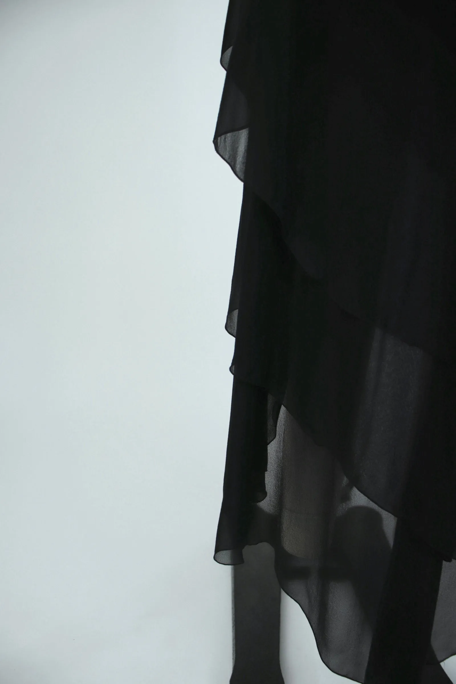 Karl Lagerfeld Chiffon Tiered Skirt*