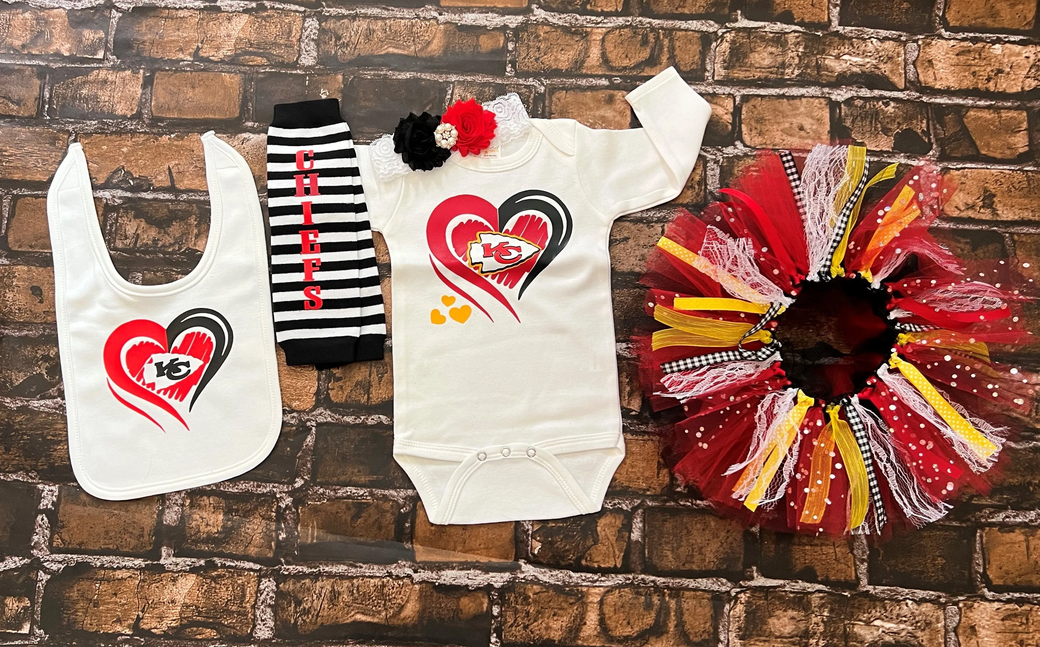 KC Chiefs Baby Outfit