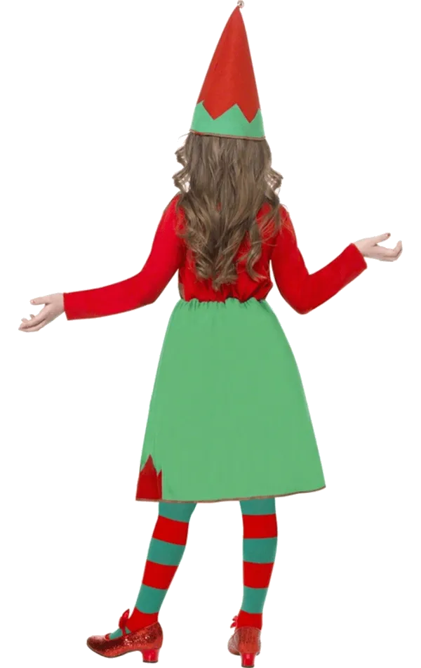 Kids Elf Girl Christmas Costume