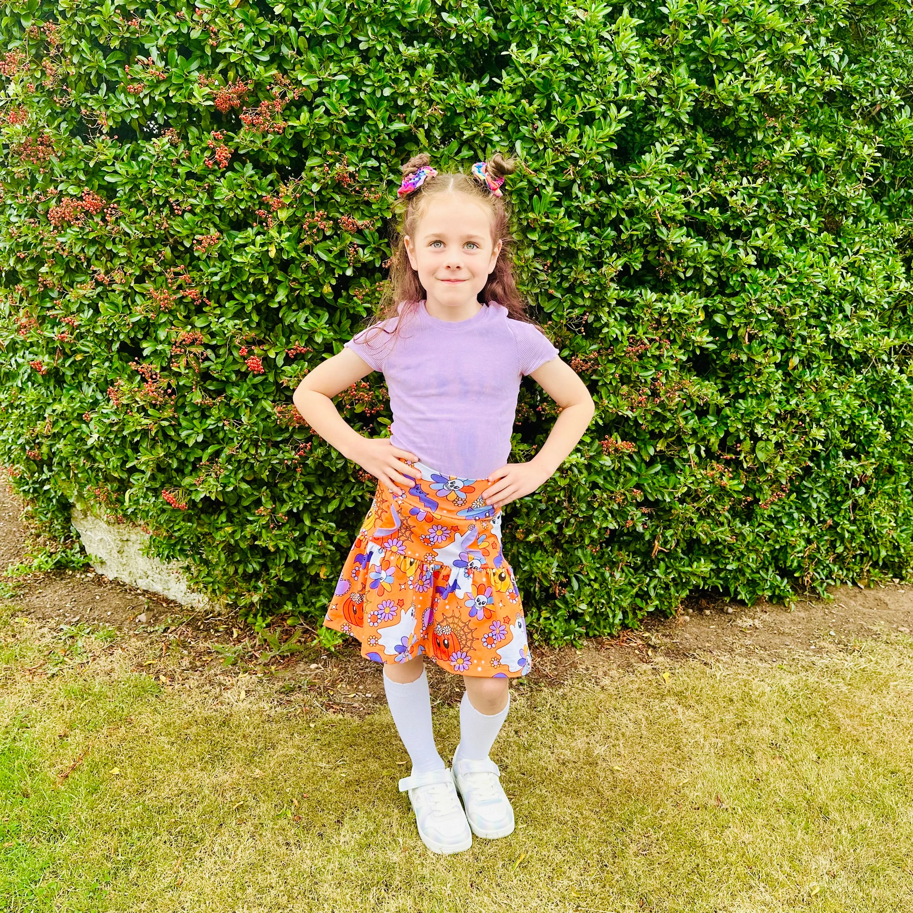 Kids Special Event Tiered Pocket Skirt
