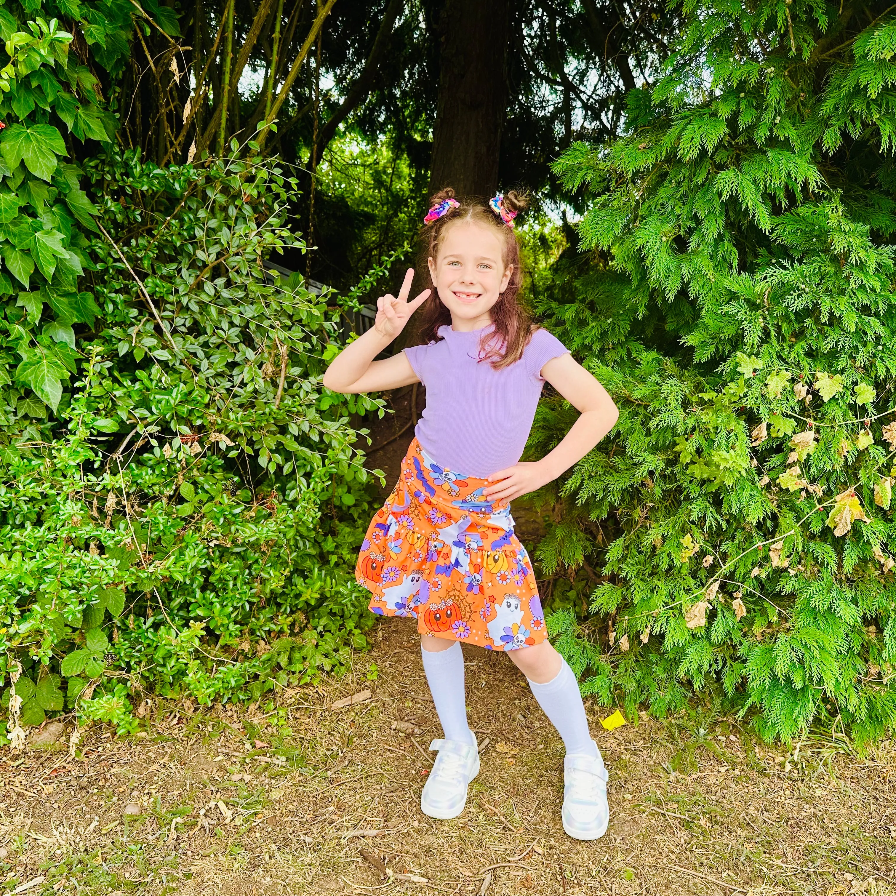 Kids Special Event Tiered Pocket Skirt